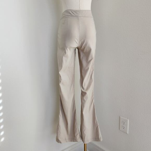 Y2K Limited Too Beige Flare Leg Mid Rise Stretch Pants Basic 0 - Picture 5 of 8